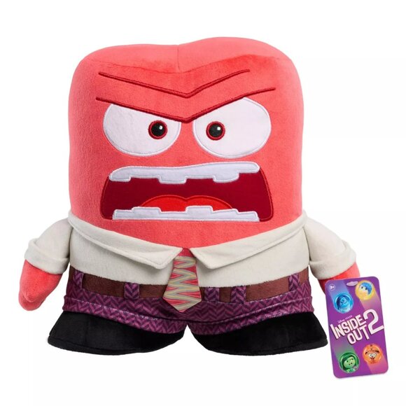 Disney Other - Disney Inside Out 2 Anger Large 10.5" Plush - NWT